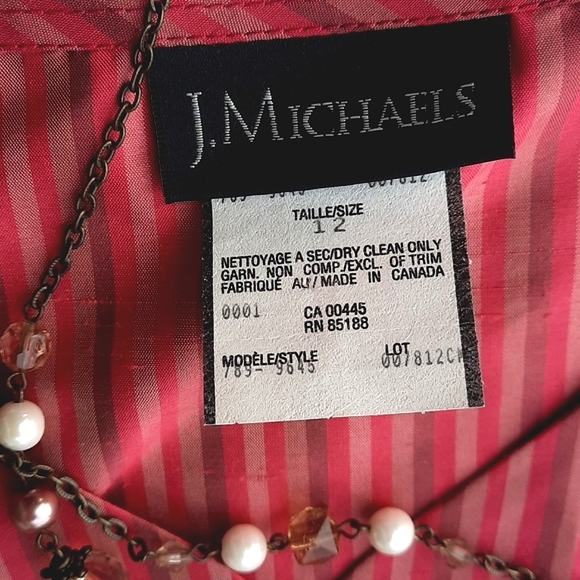 J. MICHAELS 100% Silk Vest, Waistcoat - Picture 2 of 11